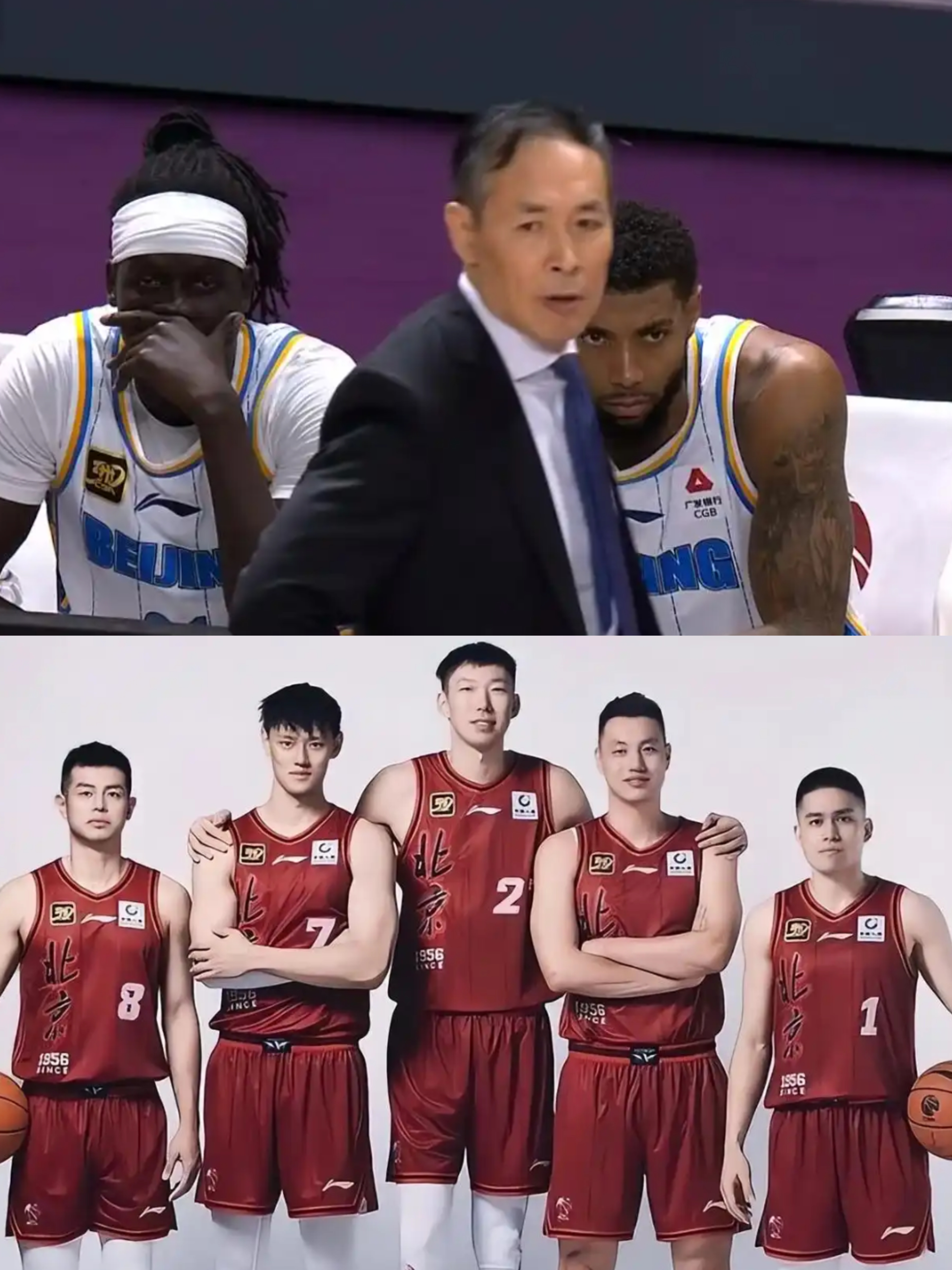 北京首钢男篮全队齐聚训练，备战下场比赛